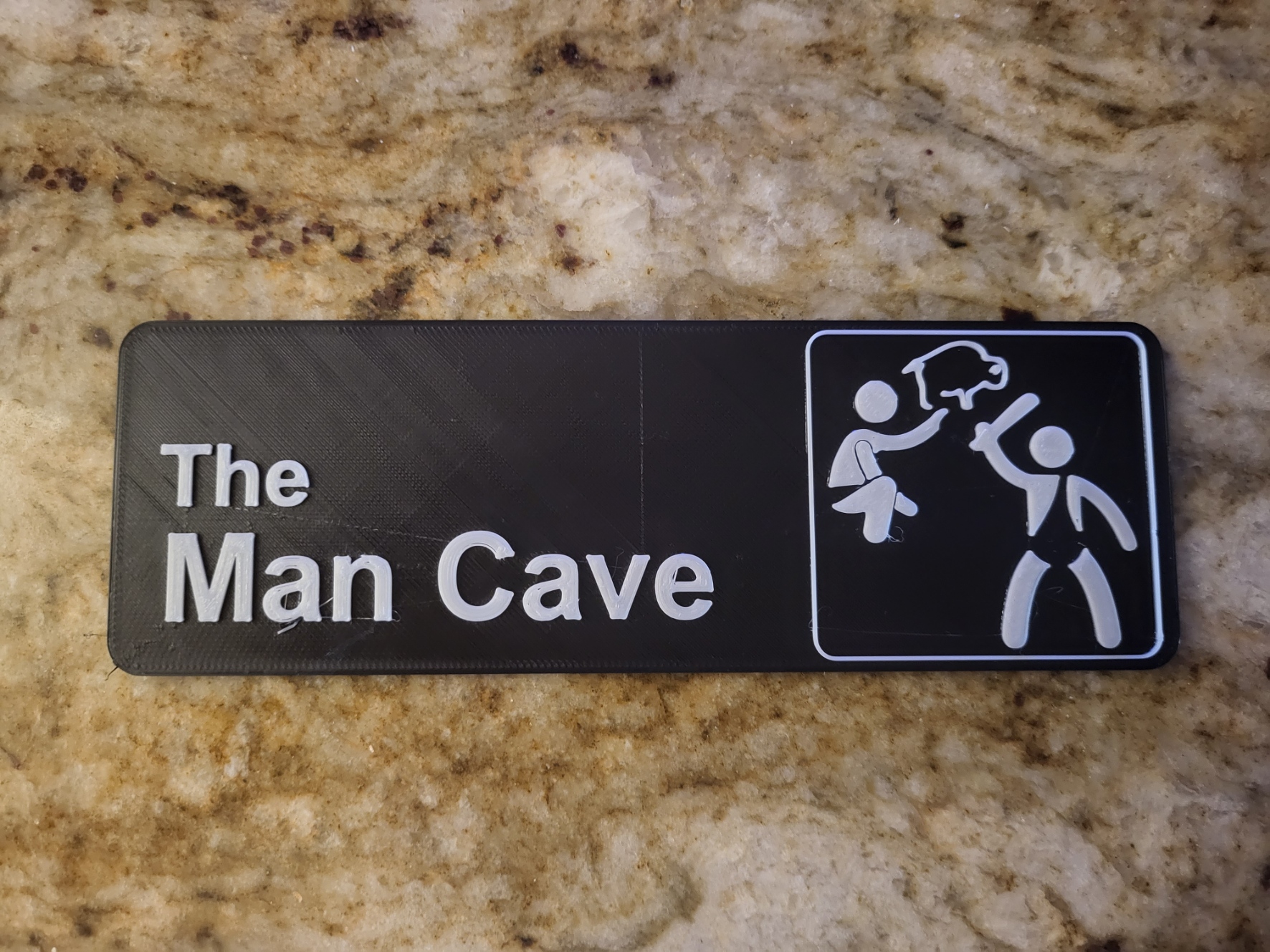 Man Cave Room Sign - Office Style Sign