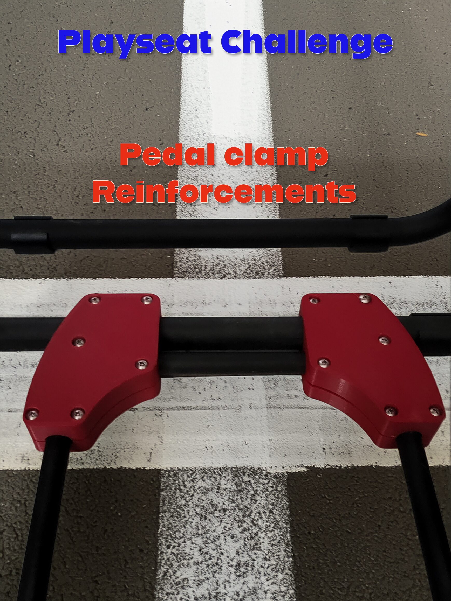 Playseat Challenge Pedal Pivot Reinforcement Clamps