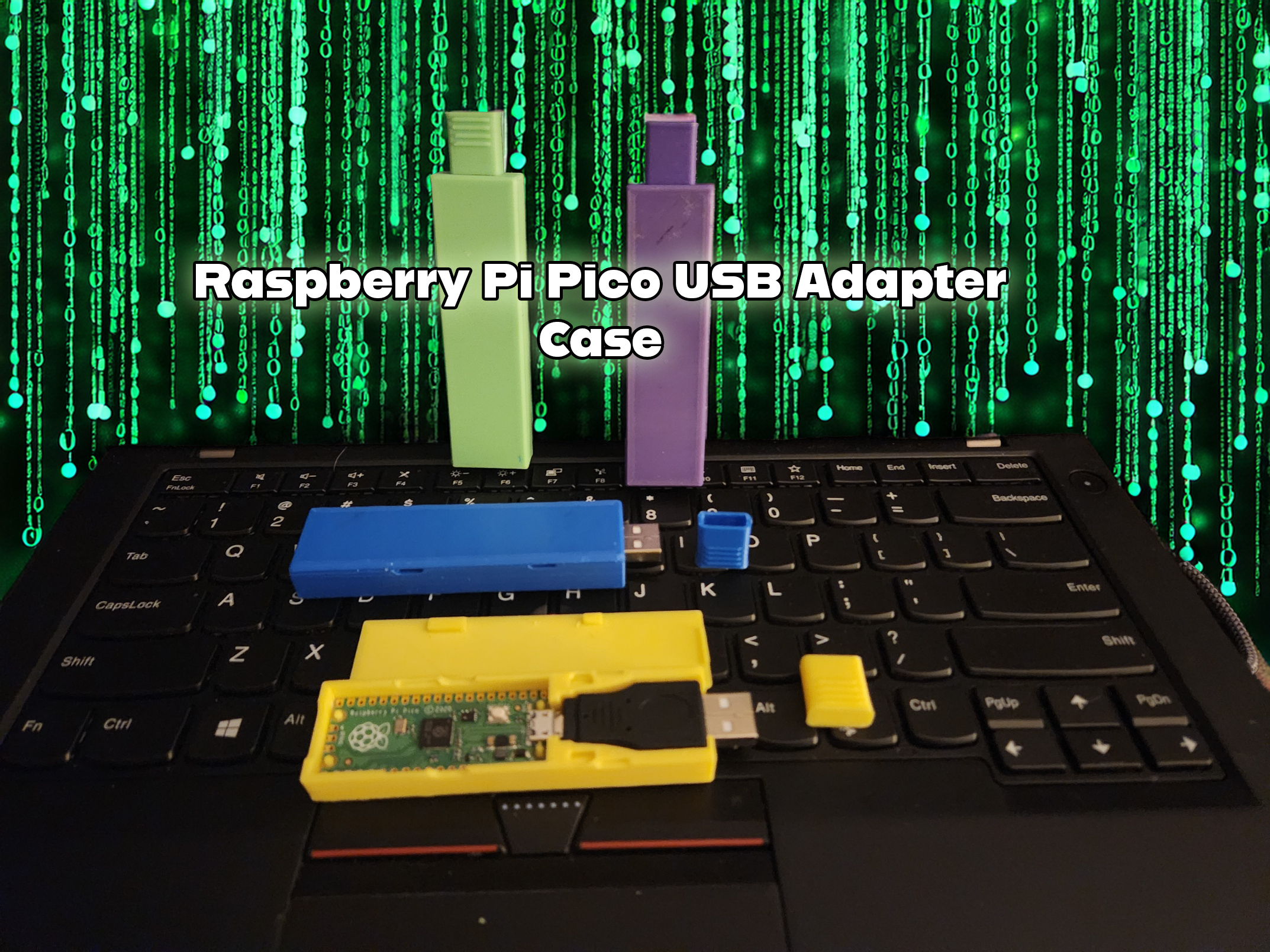Raspberry Pi Pico USB Adapter Case - 3D Printed