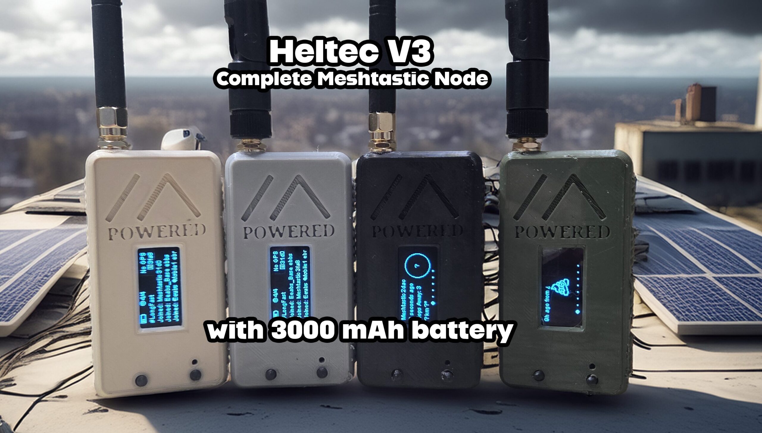 Heltec v3 Esp32 Meshtastic Node - US Region Complete Node