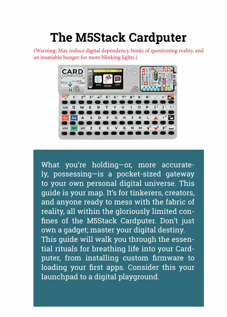 The M5Stack Cardputer Setup Guide — A Digital Shaman’s Manual for the Modern Maker - Image 2