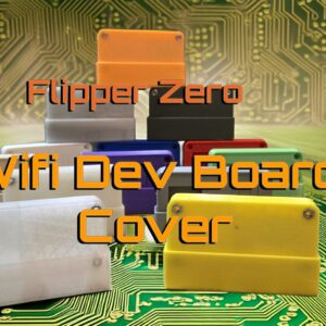 Flipper Zero Wifi Dev Board Case and Pin Cover – 3d Printed – multiple colors