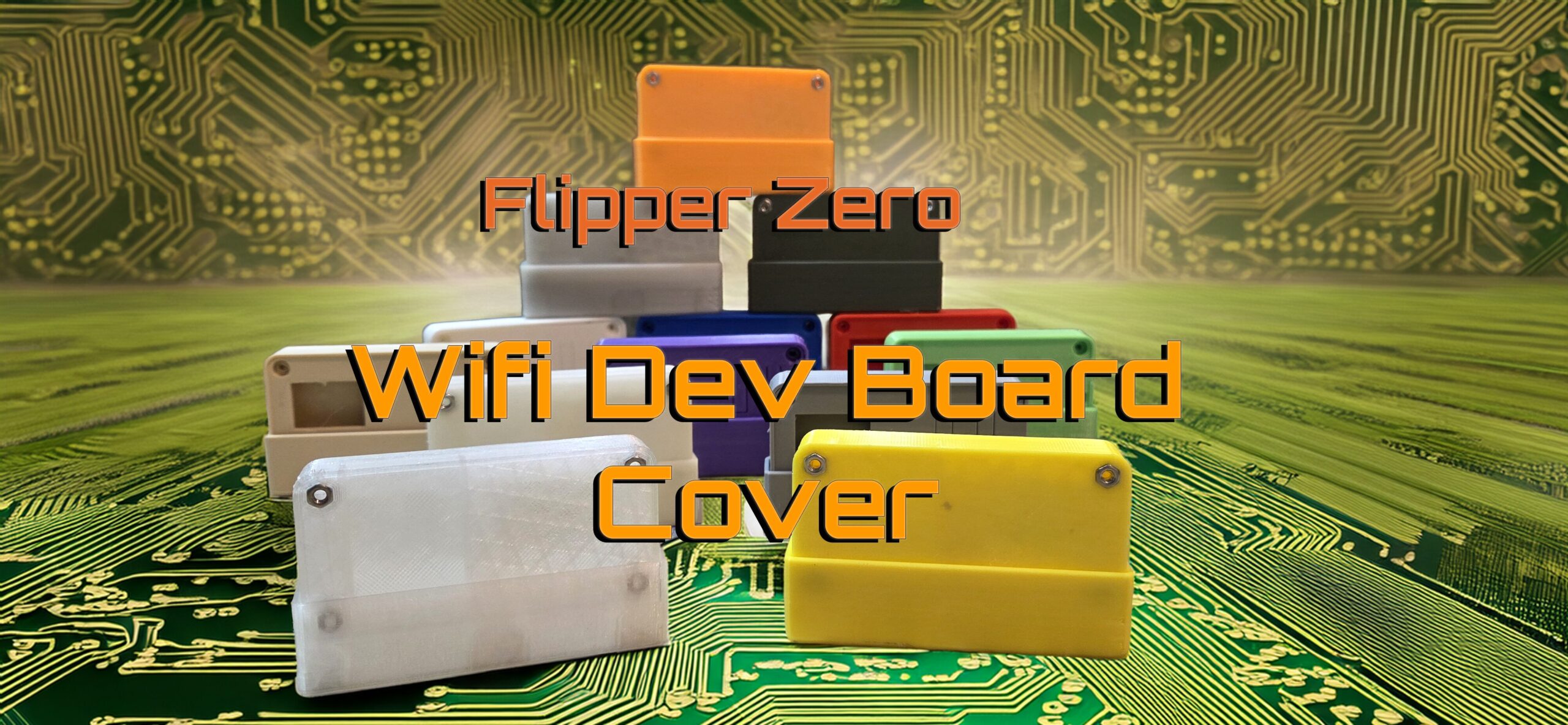 Flipper Zero Wifi Dev Board Case and Pin Cover – 3d Printed – multiple colors