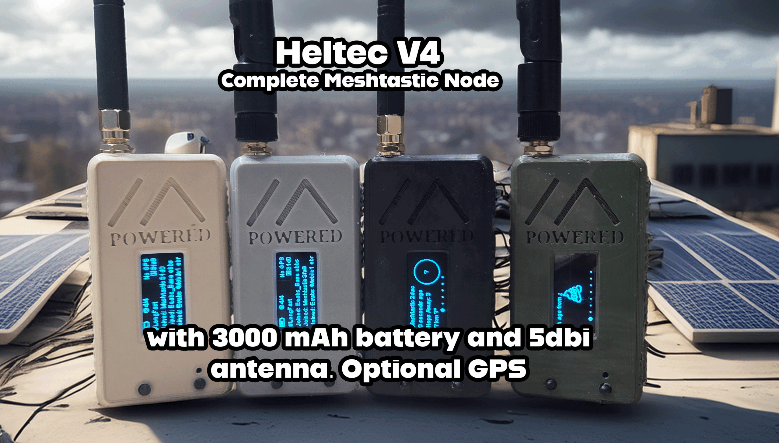 Heltec v4 Esp32 Meshtastic Node - US Region Complete Node