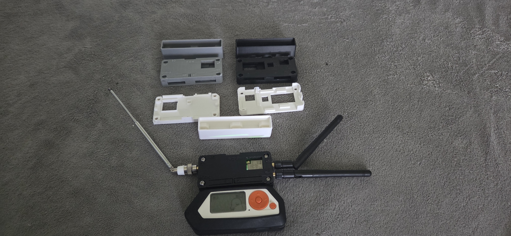 3D Printed Case for Flipper Zero AIO v1.4 Expansion Board — PLA+ Shell w/ Labeled Antenna Ports & Mode Switch - Image 2