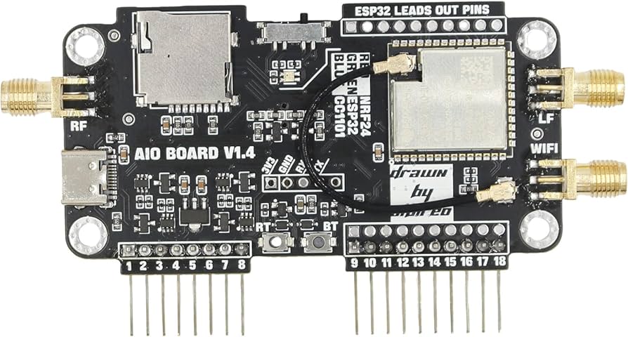 AIO v1.4 PCB Top View
