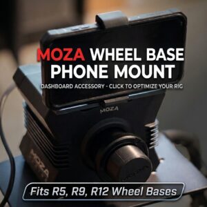 Sim Racing Phone & Tablet Dashboard Mount for Moza R5, R9, R12