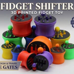 Fidget Shifter – 6-Speed Manual Gearbox Shifter Fidget Toy